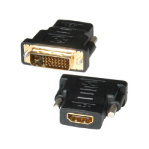 Adapter DVI-D (24+1) - HDMI, M/F, Roline  